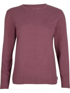 O'Neill Essential T-Shirt L/Slv női hosszú ujjú póló lila színben 1
