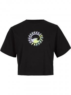 O'Neill Wow Cropped T-Shirt női crop top fekete színben 1