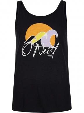 O'Neill Luana Graphic Tank Top női ujjatlan póló fekete színben 1
