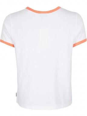 O'Neill Marri Ringer T-Shirt női rövid ujjú póló fehér színben 3