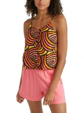 O'Neill Tiare Woven Tank Top női top multikolor színben 1
