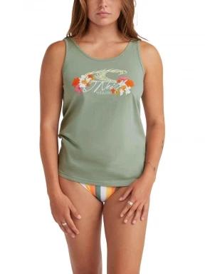O'Neill Luana Graphic Tank Top női tank top zöld színben 1