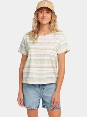 O'Neill O'Riginals Boxy Stripe T-Shirt női rövid ujjú póló zöld színben 1