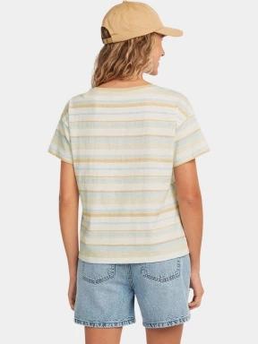 O'Neill O'Riginals Boxy Stripe T-Shirt női rövid ujjú póló zöld színben 3