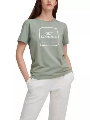 O'Neill LW Cube Ss T-Shirt női rövid ujjú póló zöld színben 1