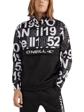 O'Neill Rutile Printed Anorak férfi polár pulóver fekete színben 1