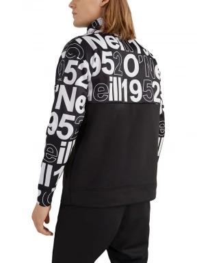 O'Neill Rutile Printed Anorak férfi polár pulóver fekete színben 3