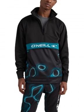O'Neill Rutile Printed Anorak férfi polár pulóver fekete színben 1