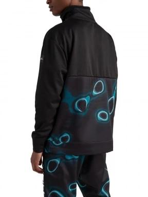 O'Neill Rutile Printed Anorak férfi polár pulóver fekete színben 3