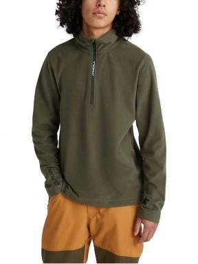 O'Neill Jack's HZ Fleece férfi polár pulóver oliva színben 1