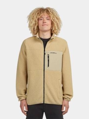 O'Neill O'Neill Must-Have High Pile Fz Fleece férfi polár pulóver homok színben 1
