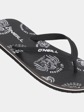 O'Neill Profile Graphic Sandals férfi flip flop papucs fekete színben 3