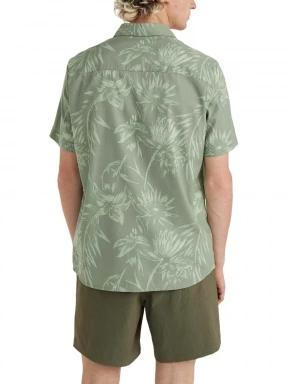 O'Neill Mix & Match Floral Shirt férfi rövid ujjú ing zöld színben 3