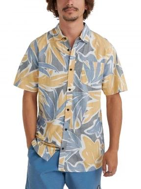O'Neill Og Eco S/Slv Standard Seafoam Shirt férfi rövid ujjú ing kék színben 1