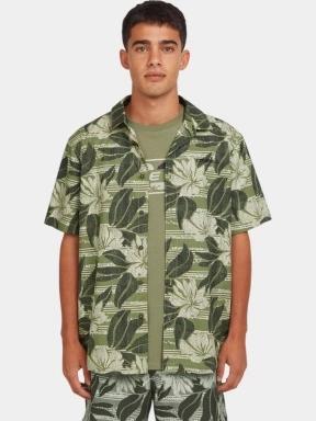 O'Neill O'Neill Print Shirt férfi rövid ujjú ing zöld színben 1