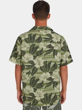 O'Neill O'Neill Print Shirt férfi rövid ujjú ing zöld színben 3