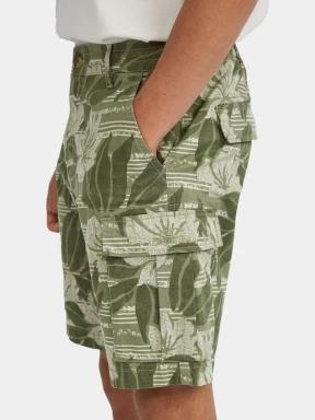 O'Neill Essentials Cargo Shorts férfi oldalzsebes rövidnadrág zöld színben 3