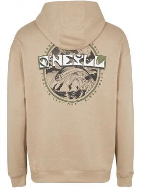 O'Neill Aguazul Hoodie férfi kapucnis pulóver homok színben 3