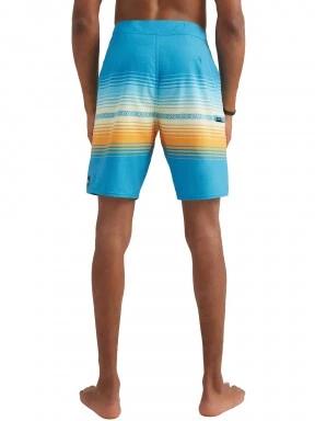 O'Neill Heat Stripe Line 19'' Boardshorts férfi fürdőnadrág kék színben 3