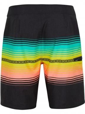 O'Neill Heat Stripe Line 19'' Boardshorts férfi fürdőnadrág fekete színben 3