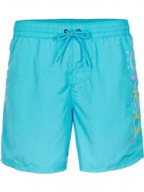 O'Neill Cali Melted Print 16'' Swim Shorts férfi fürdőnadrág világoskék színben 1