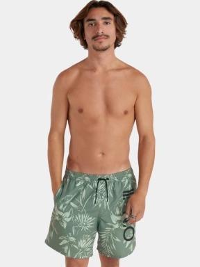 O'Neill Mix & Match Cali Floral 16'' Swim Shorts férfi beach short zöld színben 1