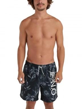 O'Neill Mix & Match Cali Floral 16'' Swim Shorts férfi beach short fekete színben 1