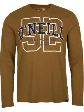 O'Neill Surf State L/Slv T-Shirt férfi hosszú ujjú póló barna színben 1