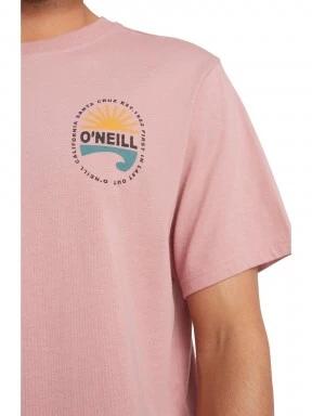 O'Neill Vinas T-Shirt férfi rövid ujjú póló rózsaszín színben 3