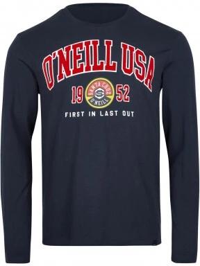 O'Neill State L/Slv T-Shirt férfi hosszú ujjú póló sötétkék színben 1
