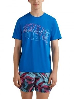 O'Neill Westcliff T-Shirt férfi rövid ujjú póló kék színben 1