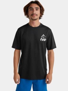 O'Neill O’Neill Hybrid Logo T-Shirt férfi rövid ujjú póló fekete színben 1