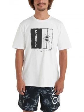 O'Neill Mix & Match Palm T-Shirt férfi rövid ujjú póló fehér színben 1