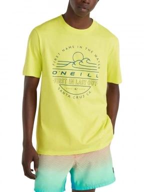 O'Neill Jack O'Neill Muir T-Shirt férfi rövid ujjú póló sárga színben 1
