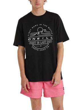 O'Neill Jack O'Neill Muir T-Shirt férfi rövid ujjú póló fekete színben 1