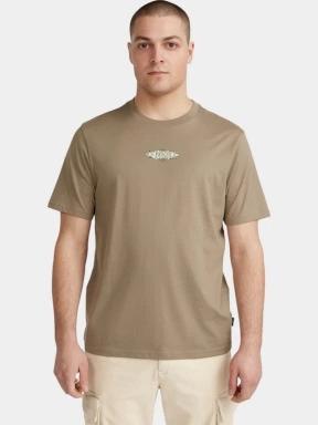 O'Neill O'Neill TRVLR Series Back Print T-Shirt férfi rövid ujjú póló barna színben 1