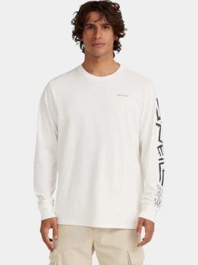 O'Neill Surf Heroes L/Slv T-Shirt férfi hosszú ujjú póló fehér színben 1
