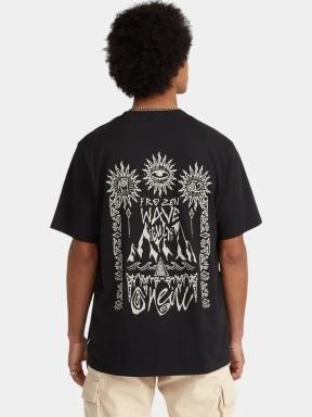 O'Neill Surf Heroes Graphic T-Shirt férfi rövid ujjú póló fekete színben 3