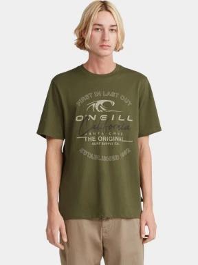 O'Neill O'Neill TRVLR Series Cali Wave T-Shirt férfi rövid ujjú póló zöld színben 1