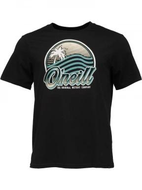 O'Neill Wave T-shirt férfi rövid ujjú póló fekete színben 1