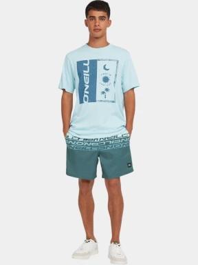 O'Neill O'Neill Front Print T-Shirt férfi rövid ujjú póló világoskék színben 1