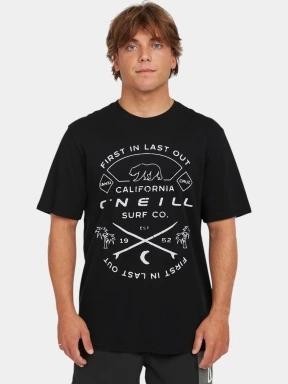 O'Neill Jack O'Neill Muir T-Shirt férfi rövid ujjú póló fekete színben 1