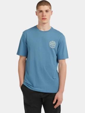 O'Neill O'Neill Chest Print T-Shirt férfi rövid ujjú póló kék színben 1