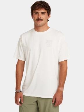 O'Neill O'Neill Hybrid Upf Polygiene Back Print T-Shirt férfi rövid ujjú sport póló fehér színben 1