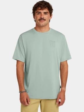 O'Neill O'Neill Hybrid Upf Polygiene Back Print T-Shirt férfi rövid ujjú sport póló világoszöld színben 1