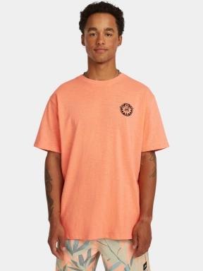 O'Neill O'Neill Slub Back Print T-Shirt férfi rövid ujjú póló narancssárga színben 1