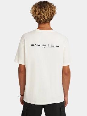 O'Neill O'Neill Retro Back Print T-Shirt férfi rövid ujjú póló fehér színben 3