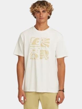 O'Neill O'Neill Melange Front Print T-Shirt férfi rövid ujjú póló fehér színben 1