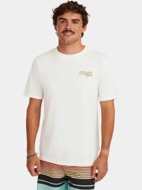 O'Neill O'Neill Graphic Logo T-Shirt férfi rövid ujjú póló fehér színben 1