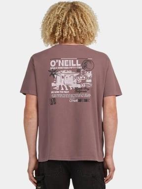 O'Neill O'Riginals Retro Back Print T-Shirt férfi rövid ujjú póló lila színben 3